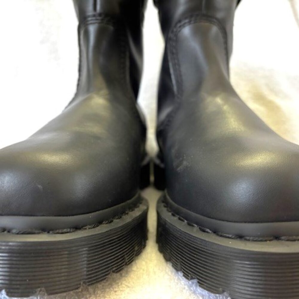 Men's NWOB Dr Martens Anistone Lo Leather Biker Boots Size 11 US - Picture 11 of 11